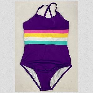 NWT HA Purple Swimsuit, 140